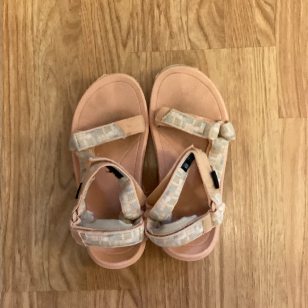 Teva Beige and Yellow Sandals